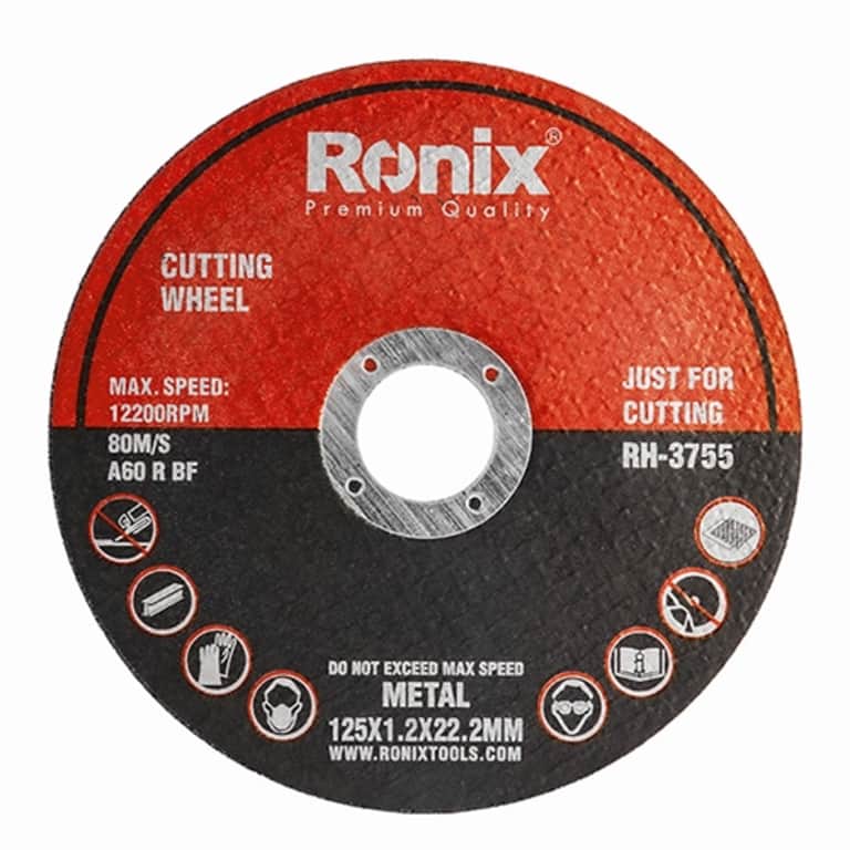 Диск отрезной по металлу, 125х1.2х22.2 мм, Ronix, RH-3755