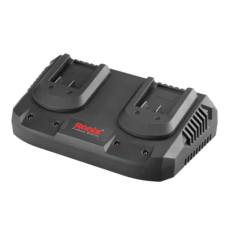 Двухпортовое интелектуальное зарядное устройство 20V (2.2A+2.2A), Ronix, 8994