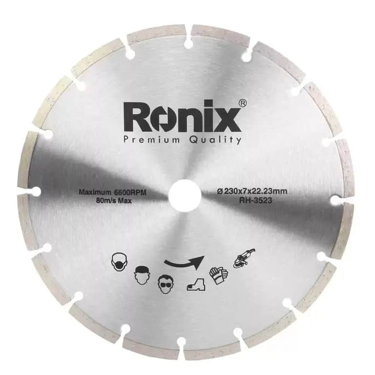 Диск алмазный 230 х 22.2мм., (высота алмазного слоя 7 мм), Ronix, RH-3523