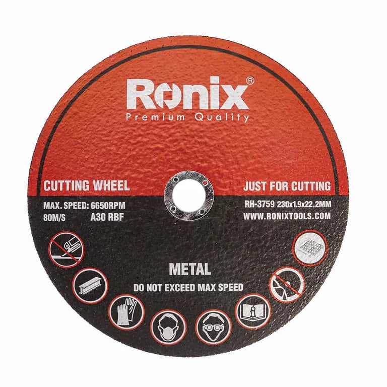 Диск отрезной по металлу T41, 230х1.9х22.2 мм, Ronix, RH-3759