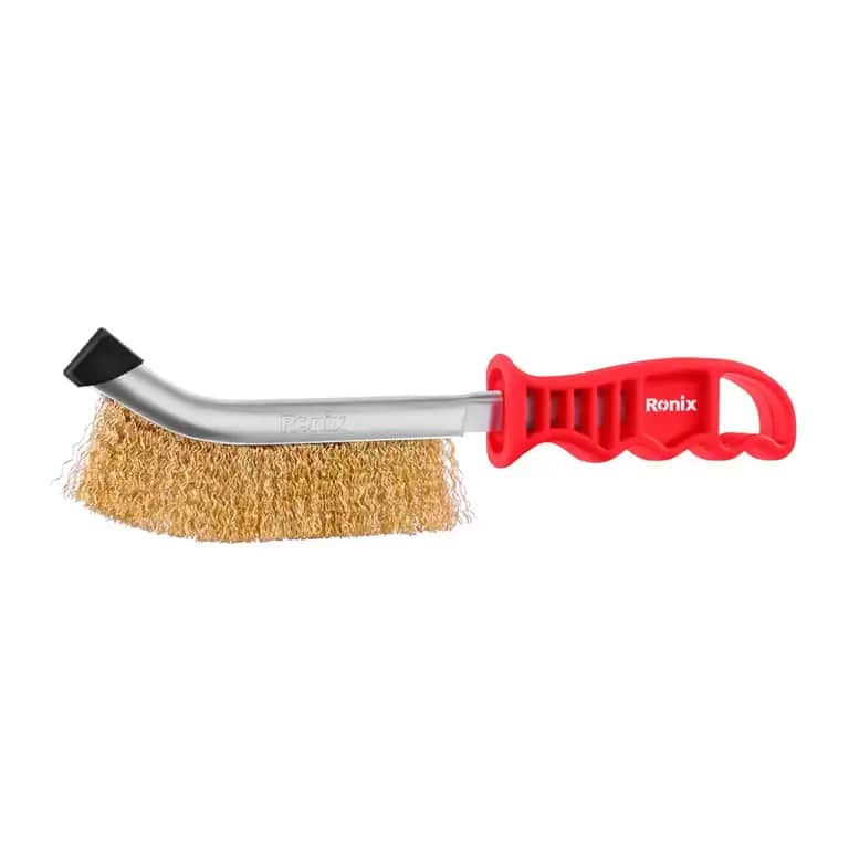 Щетка для зачистки металла с пластиковой ручкой, Ronix, RH-9948