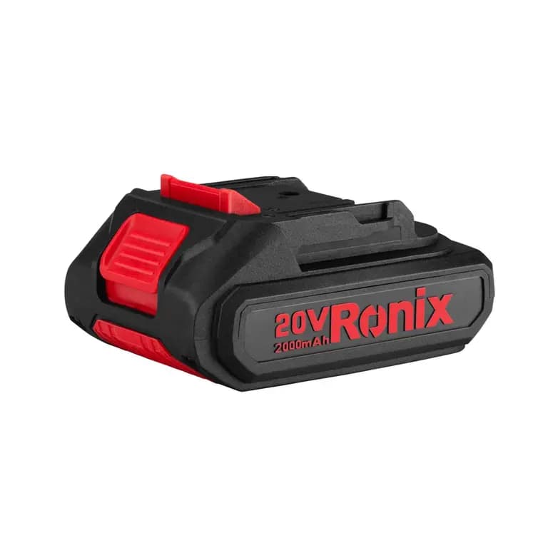 Аккумуляторная батарея, Li-ion 20V, 2.0Ah с индикатором заряда, Ronix, 8690