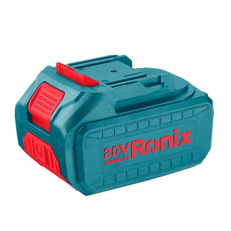 Аккумуляторная батарея, Li-ion 20V, 4.0Ah с индикатором заряда, Ronix, 8691