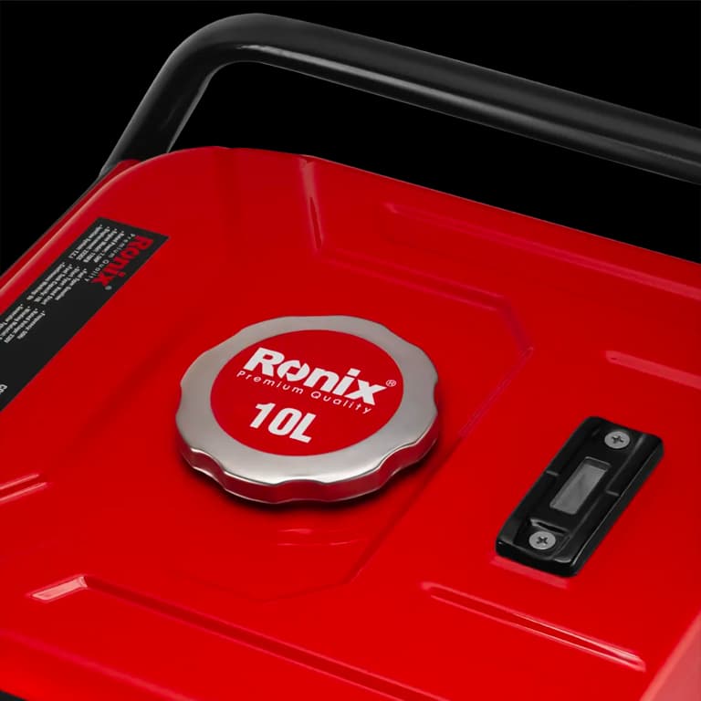 Бензиновый инверторный генератор Ronix 4500 Вт, 4-тактный двигатель, бак 10 литров, RH-4771 — фото 8