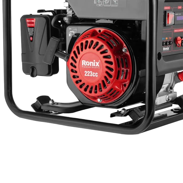 Бензиновый инверторный генератор Ronix 4500 Вт, 4-тактный двигатель, бак 10 литров, RH-4771 — фото 10
