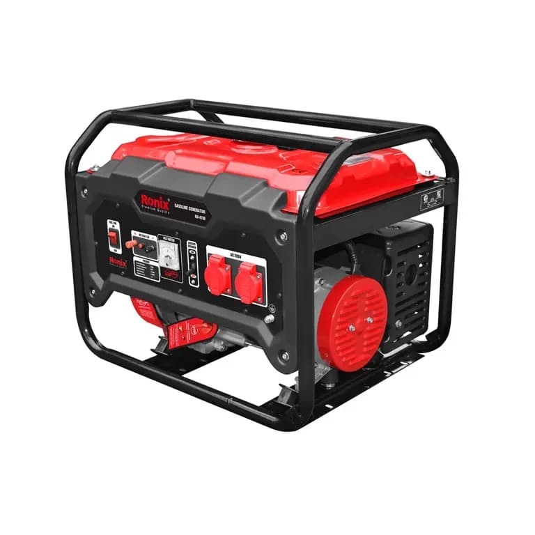 Бензиновый генератор Ronix 3500 Вт, 4-тактный двигатель, бак 15 литров, RH-4780 — фото 2