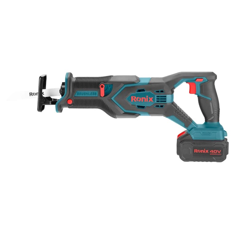 Аккумуляторная сабельная пила 40V, (кейс, 2 акб, ЗУ), Ronix, 8904-40V