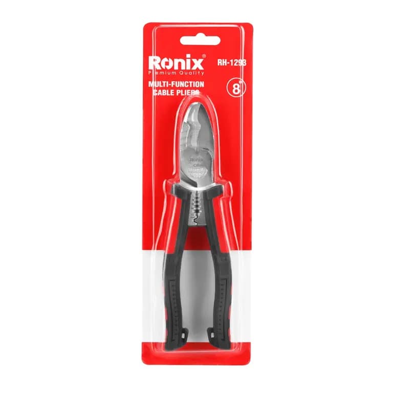 Многофункциональные плоскогубцы для кабеля 185 мм(8 дюймов), Ronix, RH-1293 — фото 7