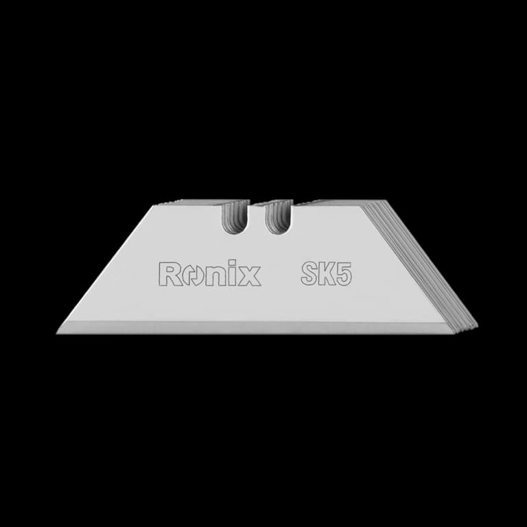Трапецевидные лезвия для ножей 10шт, 18мм x 61мм, Ronix RH-3092 — фото 6